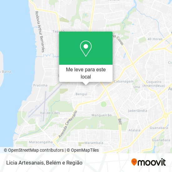 Licia Artesanais mapa