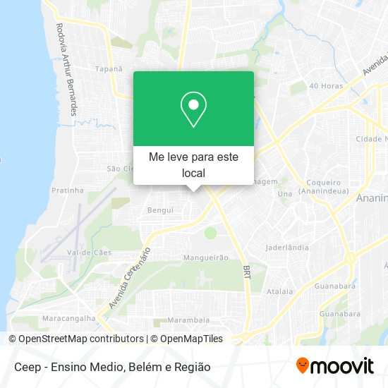 Ceep - Ensino Medio mapa