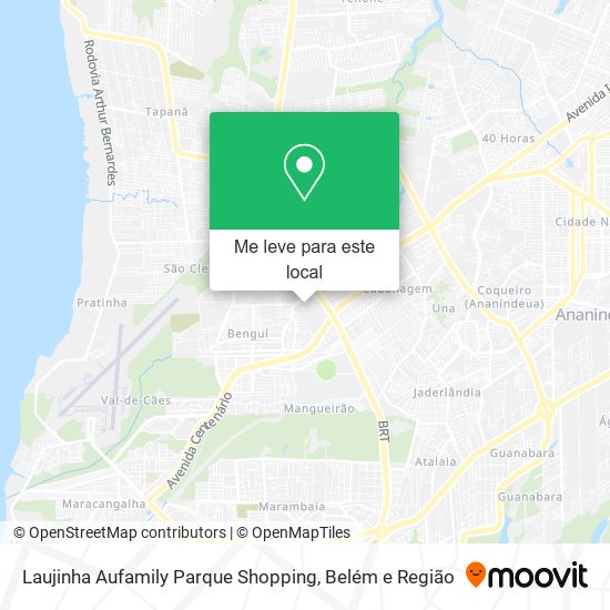 Laujinha Aufamily Parque Shopping mapa