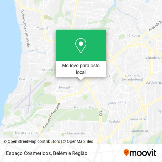 Espaço Cosmeticos mapa