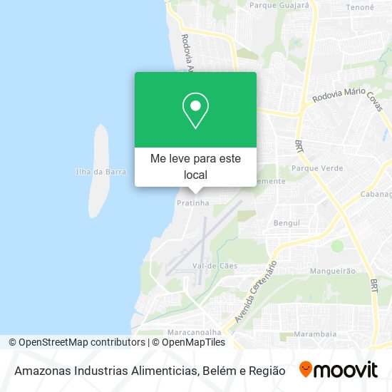 Amazonas Industrias Alimenticias mapa