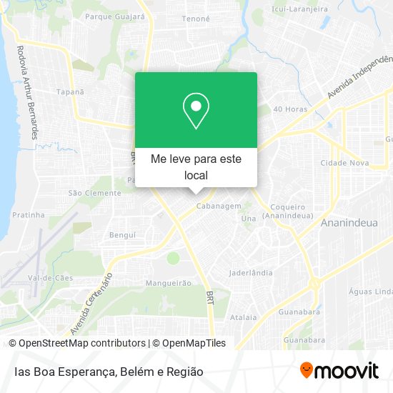 Ias Boa Esperança mapa