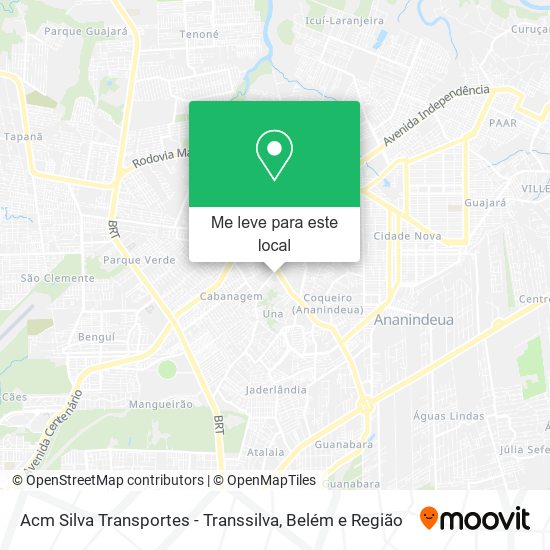 Acm Silva Transportes - Transsilva mapa