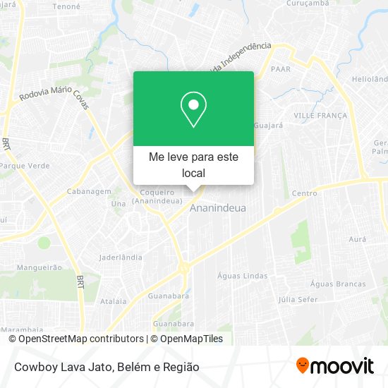 Cowboy Lava Jato mapa