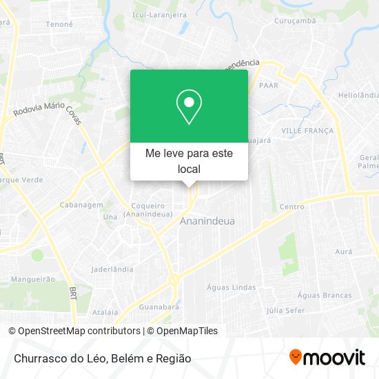 Churrasco do Léo mapa