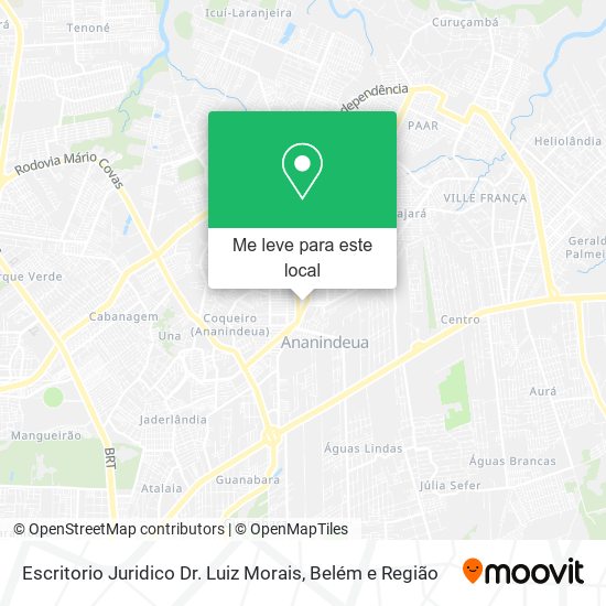 Escritorio Juridico Dr. Luiz Morais mapa