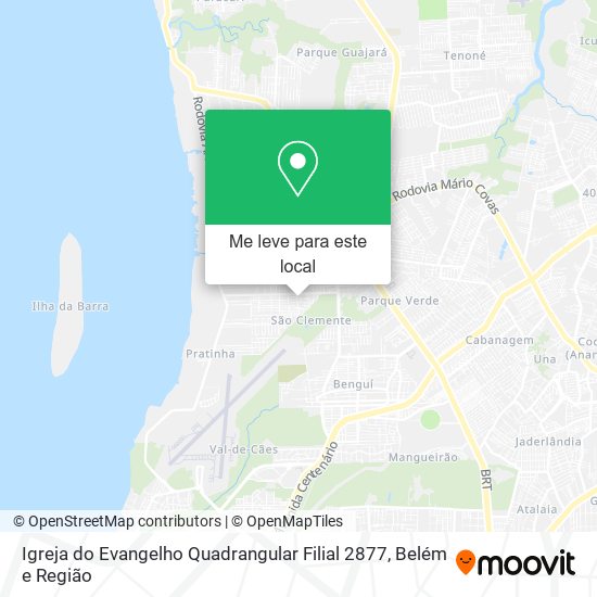 Igreja do Evangelho Quadrangular Filial 2877 mapa