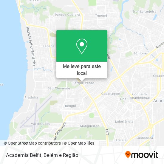 Academia Belfit mapa