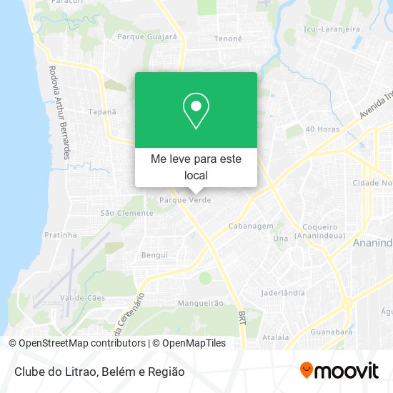 Clube do Litrao mapa