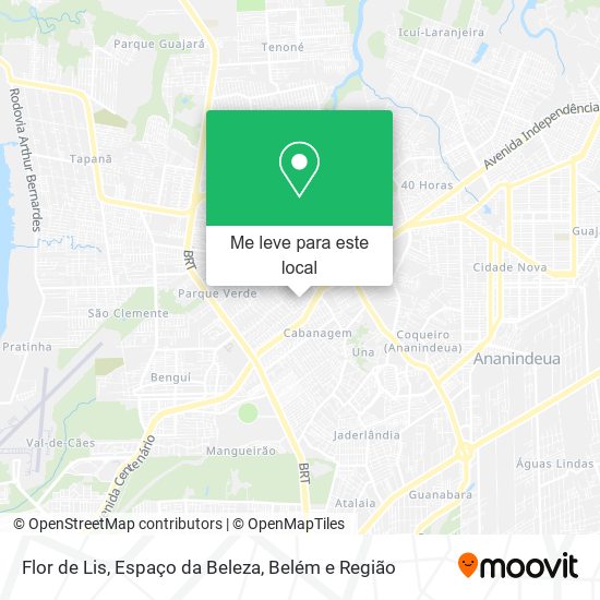 Flor de Lis, Espaço da Beleza mapa