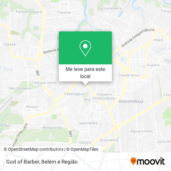 God of Barber mapa