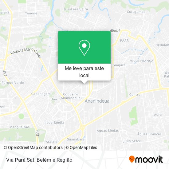 Via Pará Sat mapa