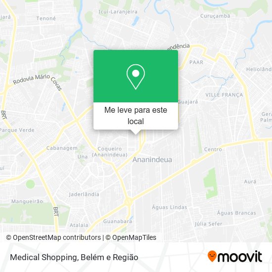 Medical Shopping mapa