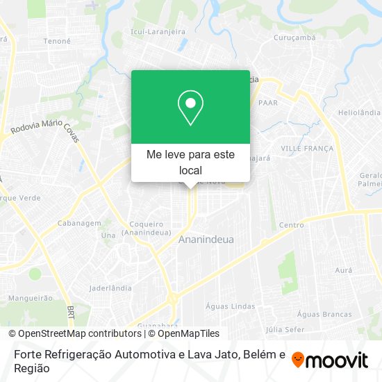 Forte Refrigeração Automotiva e Lava Jato mapa