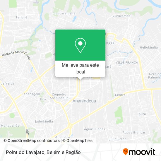 Point do Lavajato mapa