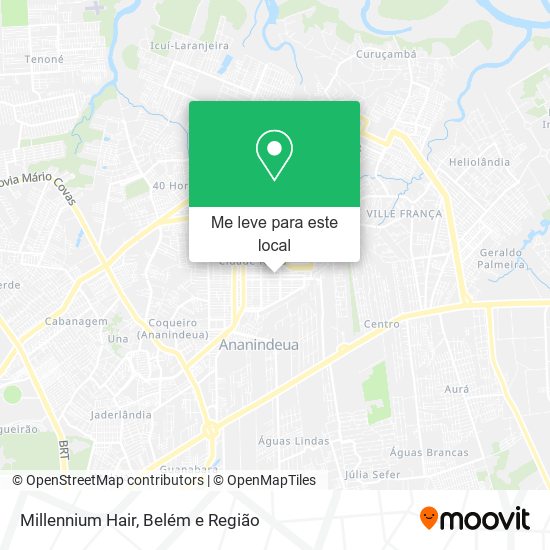 Millennium Hair mapa