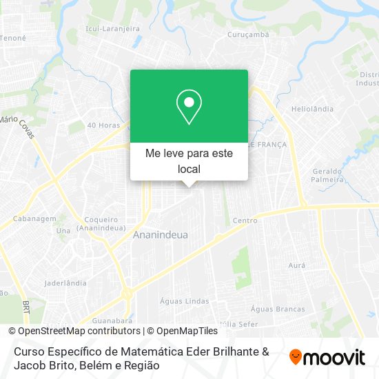 Curso Específico de Matemática Eder Brilhante & Jacob Brito mapa