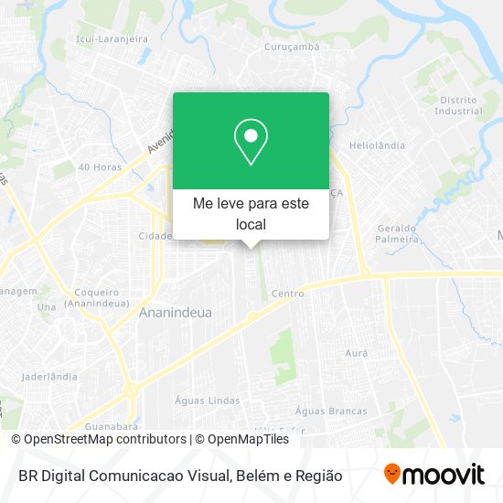 BR Digital Comunicacao Visual mapa