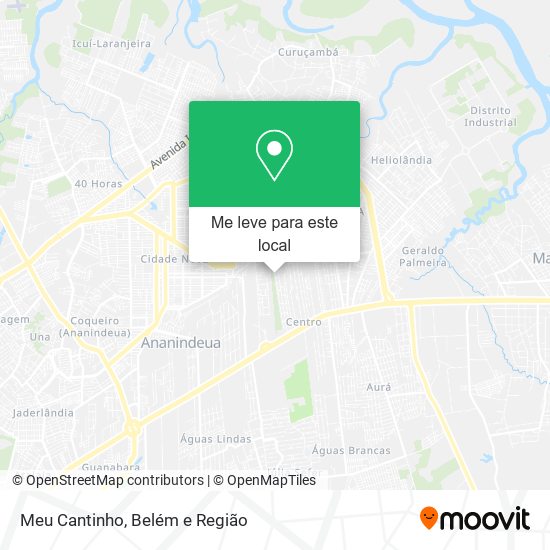 Meu Cantinho mapa