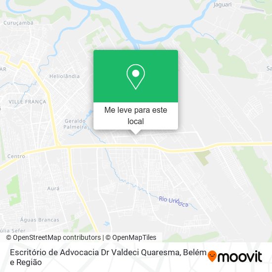 Escritório de Advocacia Dr Valdeci Quaresma mapa