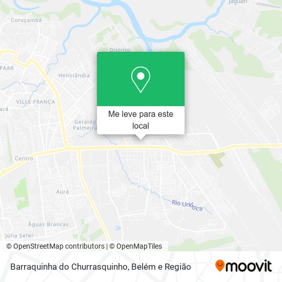Barraquinha do Churrasquinho mapa