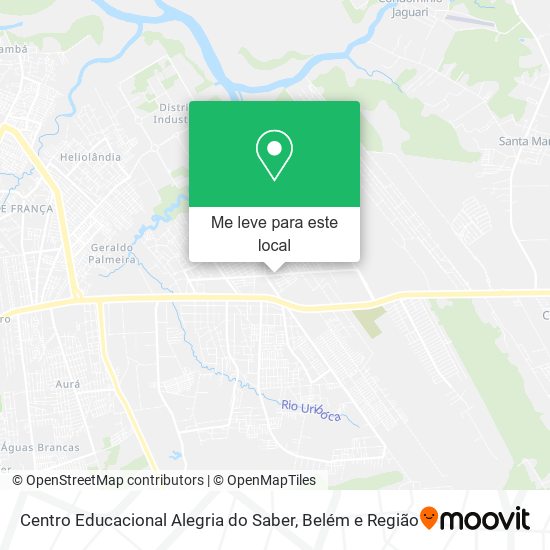 Centro Educacional Alegria do Saber mapa