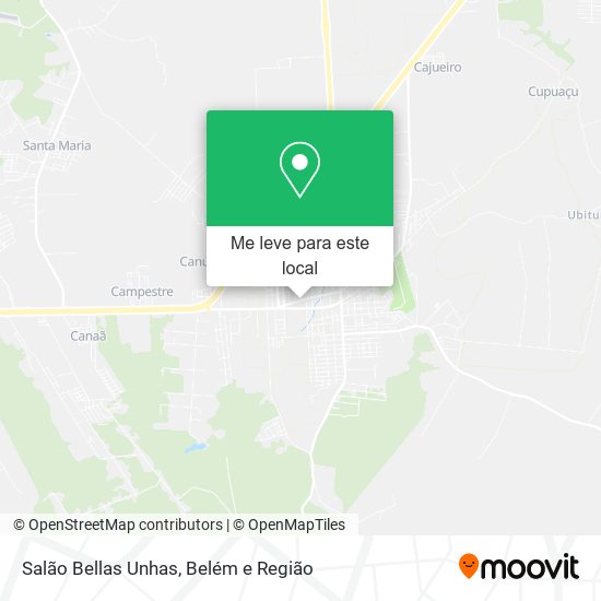 Salão Bellas Unhas mapa