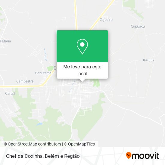 Chef da Coxinha mapa