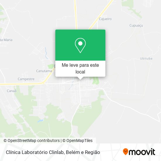 Clínica Laboratório Clinlab mapa
