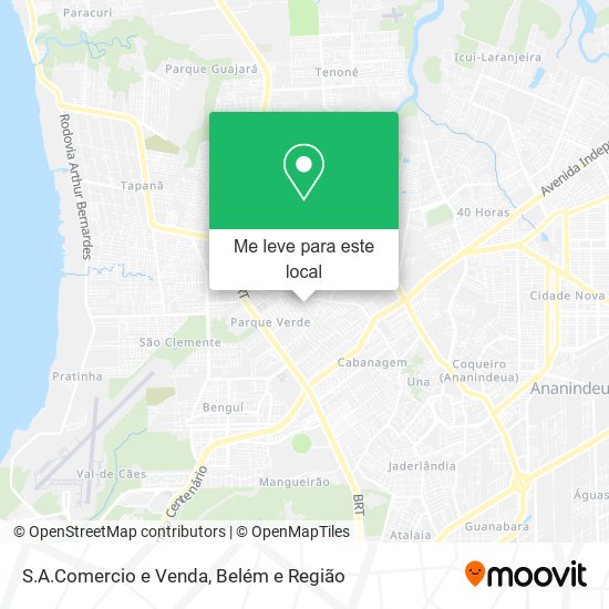 S.A.Comercio e Venda mapa