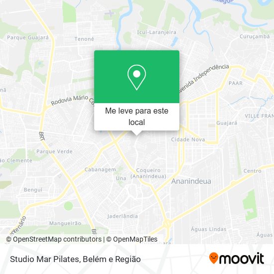 Studio Mar Pilates mapa