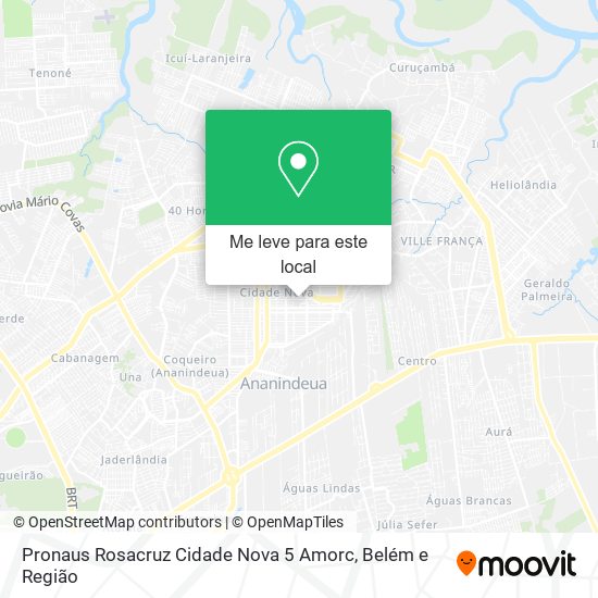 Pronaus Rosacruz Cidade Nova 5 Amorc mapa