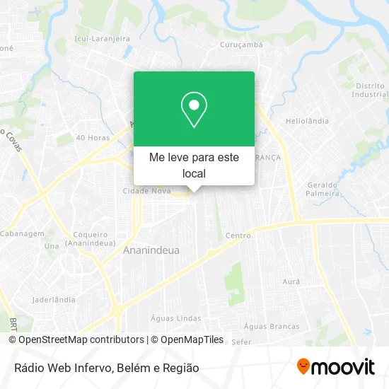 Rádio Web Infervo mapa