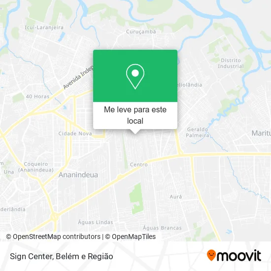 Sign Center mapa