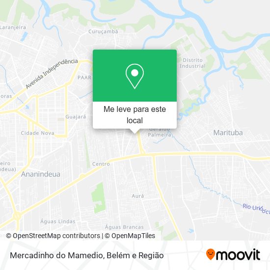 Mercadinho do Mamedio mapa