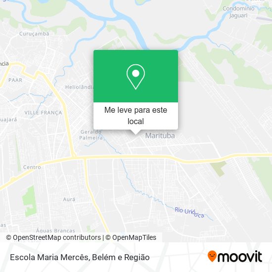 Escola Maria Mercês mapa