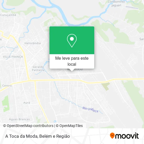A Toca da Moda mapa