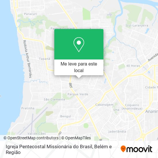 Igreja Pentecostal Missionária do Brasil mapa