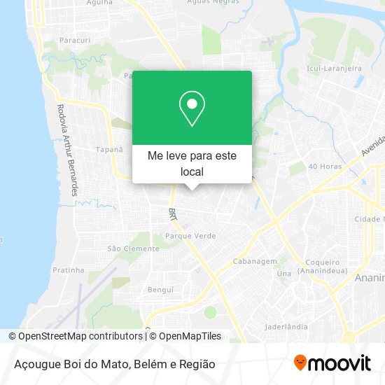 Açougue Boi do Mato mapa