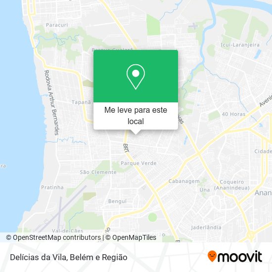 Delícias da Vila mapa