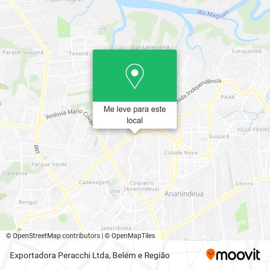 Exportadora Peracchi Ltda mapa