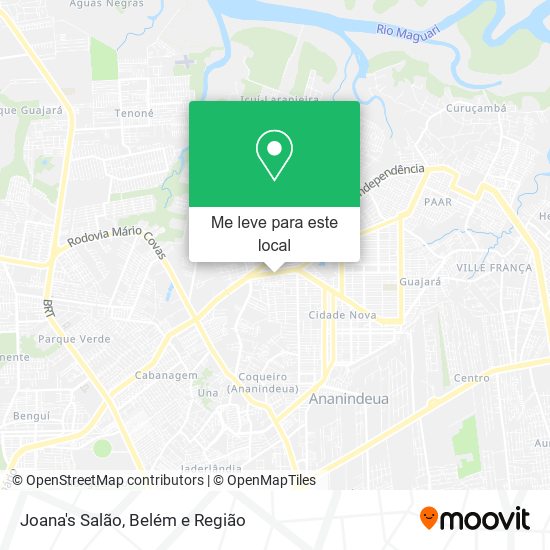 Joana's Salão mapa