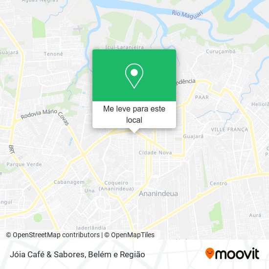 Jóia Café & Sabores mapa