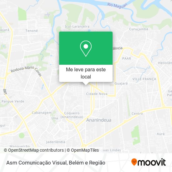 Asm Comunicação Visual mapa