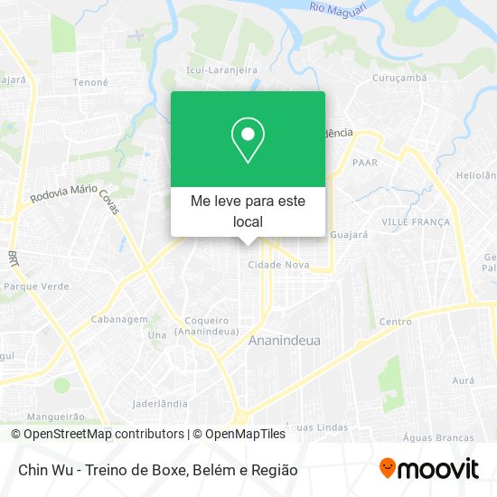 Chin Wu - Treino de Boxe mapa