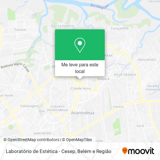 Laboratório de Estética - Cesep mapa