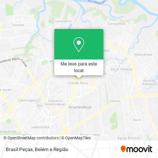Brasil Peças mapa