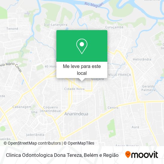 Clinica Odontologica Dona Tereza mapa