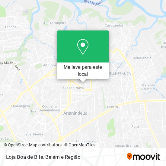 Loja Boa de Bife mapa