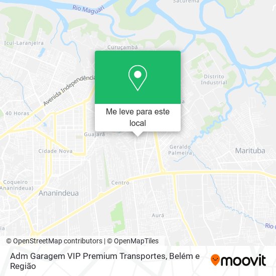 Adm Garagem VIP Premium Transportes mapa